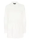 Juunj Pleated Detail Shirt In White