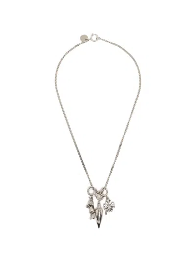 Juunj Bernie Necklace In Silver