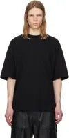 Juunj Relaxed Crew-neck T-shirt In Black