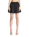 Juunj Black Drawstring Shorts In Black