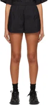 Juunj Black Drawstring Shorts In 5 Black