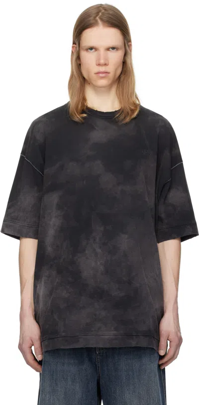 Juunj Black New Dyeing Over Fit T-shirt