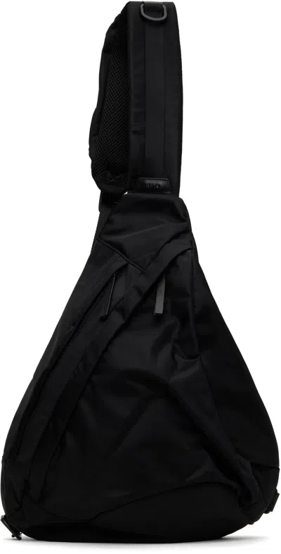 Juunj Black Nylon Sling Bag