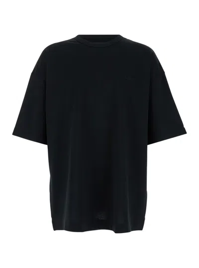 JUUNJ BLACK OVER FIT GRAPHIC T SHIRTS