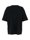 Juunj Black Oversize T-shirt With Rear Graphic Print