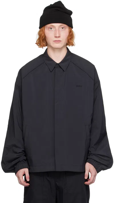Juunj Black Puckering Shirt In 5 Black