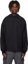 Juunj Graphic-print Long-sleeve Hoodie In Black