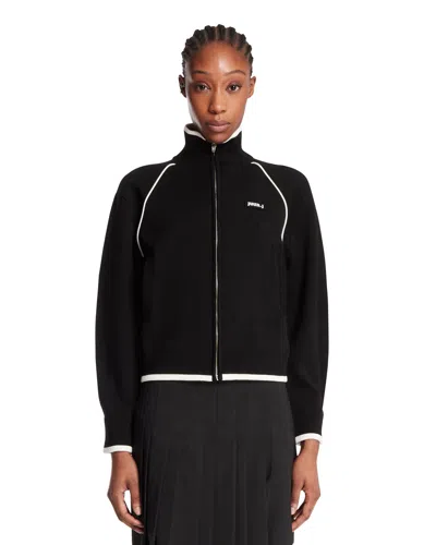 Juunj Black Technical Fabric Sweatshirt