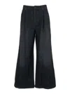 Juunj Denim Trousers With Belt Loops In Blue