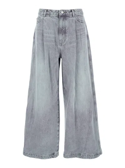JUUNJ BLUE WIDE LEG DENIM JEANS
