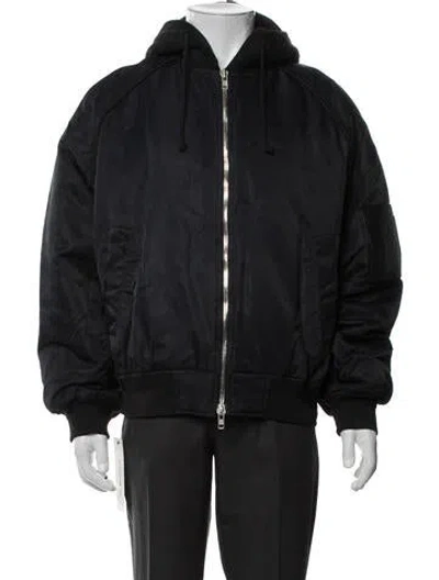 Pre-owned Juunj Bomber Jacket In Black