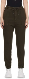 Juunj Elasticated-waist Cotton Track Pants In D Brown