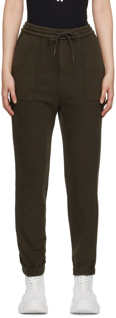 JUUNJ BROWN DRAWSTRING LOUNGE PANTS