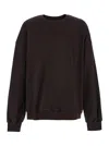 Juunj Brown Oversized Sweatshirt With Graphic Print In Brown