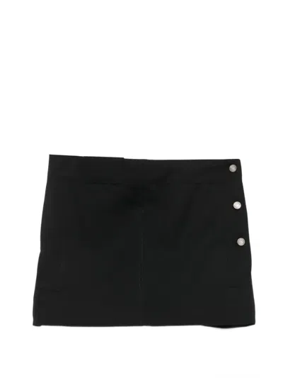 Juunj Buttoned Panelled Skort In Black