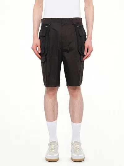 Juunj Schmale Cargo-shorts In Black