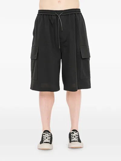 JUUNJ CARGO-POCKET DRAWSTRING SHORTS