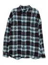 Juunj Check-printed Shirt In Blue