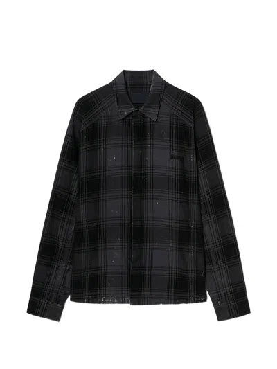 Juunj Checked Shirt In Black