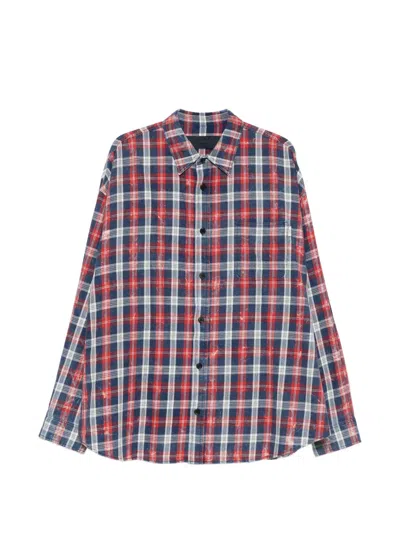 Juunj Checked Shirt In Red