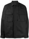 Juunj Hemdjacke Mit Verdecktem Verschluss In Black