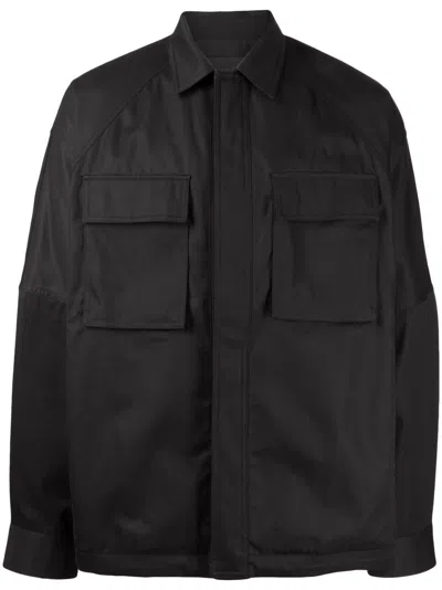 Juunj Hemdjacke Mit Verdecktem Verschluss In Black
