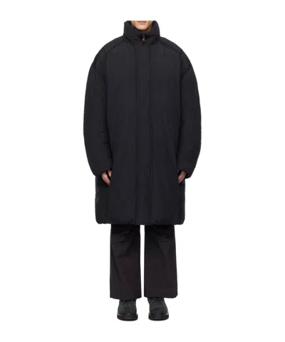 Juunj Collared Long-sleeve Down Jacket In Blue
