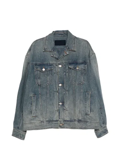 Juunj Cotton Denim Jacket In Blue