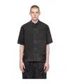 Juunj Black Faded Denim Shirt In Black