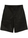 Juunj Cotton Shorts In Black