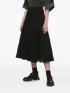Juunj Cotton Skirt In Black