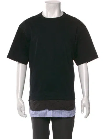 Pre-owned Juunj Crew Neck Short Sleeve T-shirt In Black