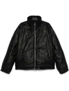 Juunj Steppjacke Mit Knitteroptik In Schwarz