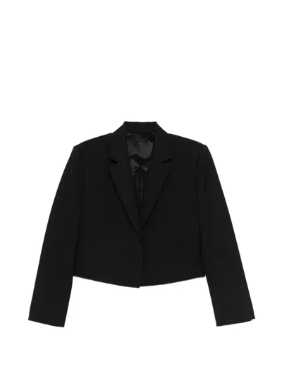 Juunj Cropped Blazer In Black