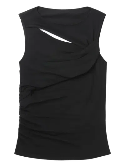 Juunj Cut-out Tank Top In Black