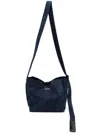 Juunj Denim Cross Shoulder Bag In Blue