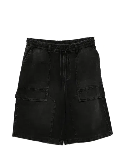 Juunj Denim Shorts In Black