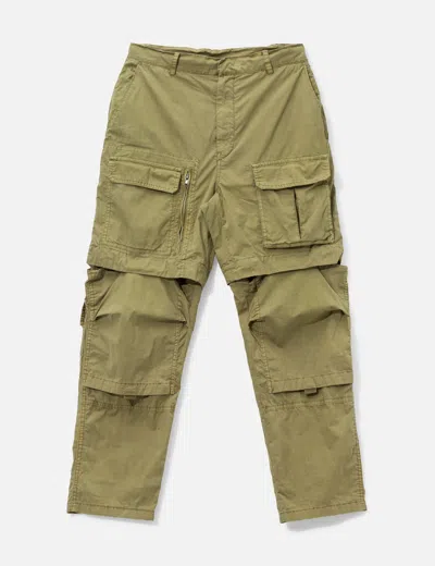 Juunj Detachable Knee Cargo Pants In Beige/米色/베이지/ベージュ