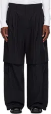 Juunj Detachable Pants In Black