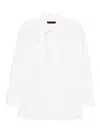 Juunj Detachable-scarf Blouse In White