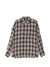 Juunj Distressed Check-pattern Shirt In Multi