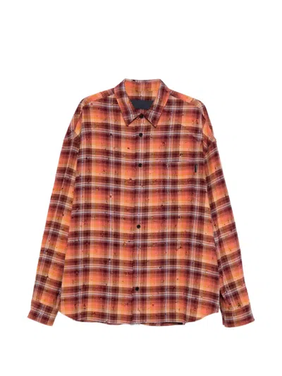 Juunj Distressed Shirt In Multi