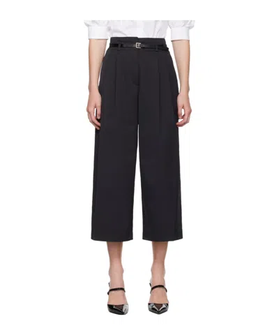 Juunj Double Waist Pleated Casual Pants In Gray