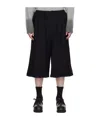 Juunj Black Drawstring Shorts In Black
