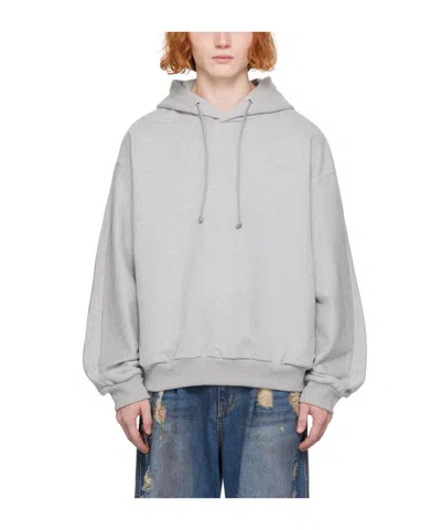 Juunj Drawstring Hooded Hoodie In 3 Grey