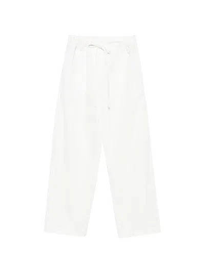 Juunj Drawstring Pocket Trousers In White