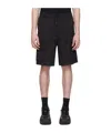 Juunj Drawstring-waist Panelled Shorts In Black