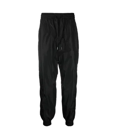 Juunj Drawstring-waistband Tapered-leg Trousers In Black