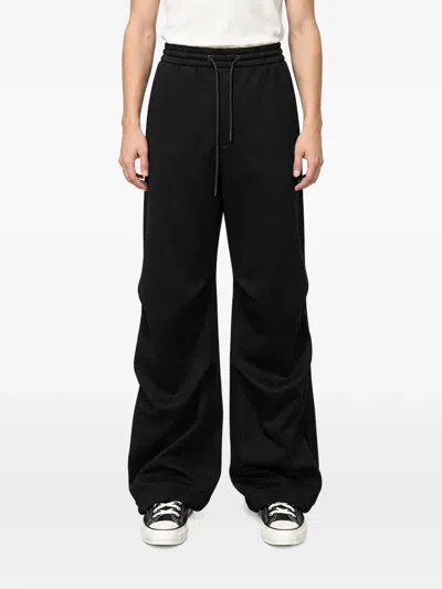 Juunj Drawstring-waist Track Pants In Black