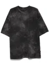 Juunj Black New Dyeing Over Fit T-shirt In Black